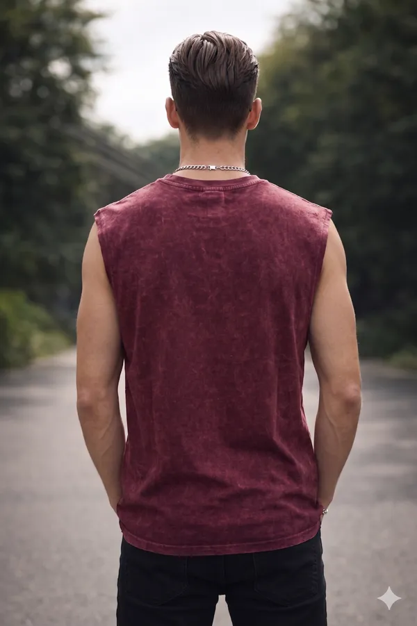 Maroon_Acid_Wash_Oversized_Rhinestone_Skull_Tank_Top_For_Unisex