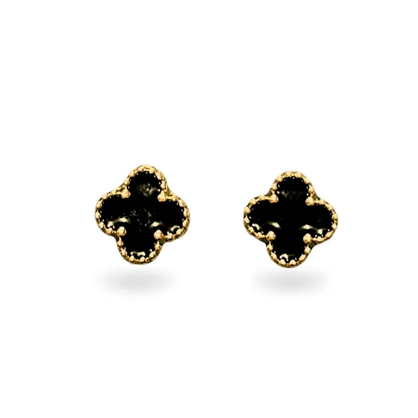 Black_Clover_Stud_Earrings