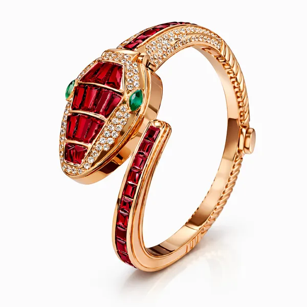 Gold_Serpent_Watch_With_Ruby_Red