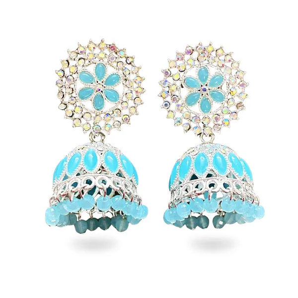Sky_Blue_Crystal_Jhumka_Earrings