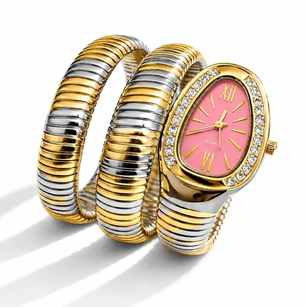 Dual_Tone_Pink_Serpent_Watch