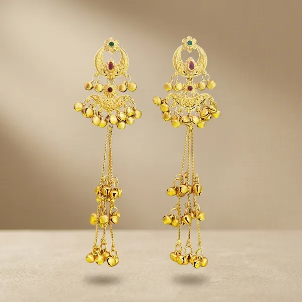Kashmiri_Gold_Long_Earrings_Traditional_Royal_Drop