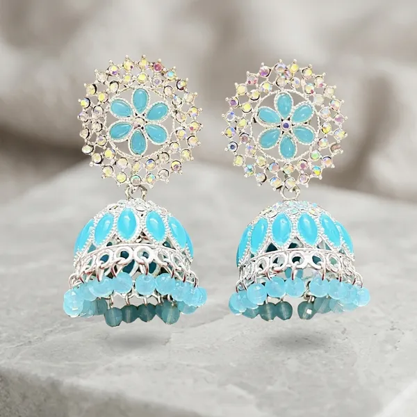 Sky_Blue_Crystal_Jhumka_Earrings