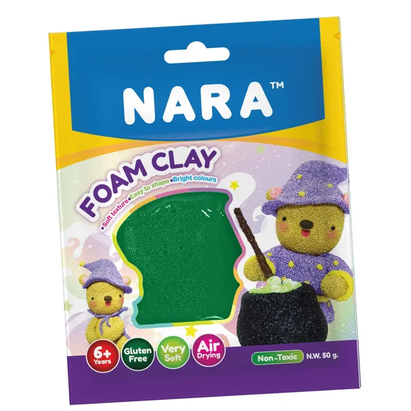 Nara_Blue_Foam_Air_Dry_Lightweight_Modelling_Clay_50_G_Pack_Of_2