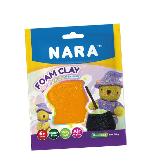 Nara_Blue_Foam_Air_Dry_Lightweight_Modelling_Clay_50_G_Pack_Of_2