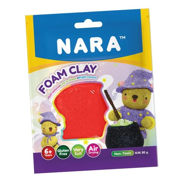 Nara_Blue_Foam_Air_Dry_Lightweight_Modelling_Clay_50_G_Pack_Of_2