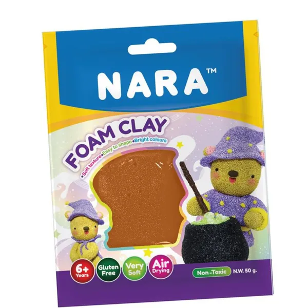 Nara_Blue_Foam_Air_Dry_Lightweight_Modelling_Clay_50_G_Pack_Of_2