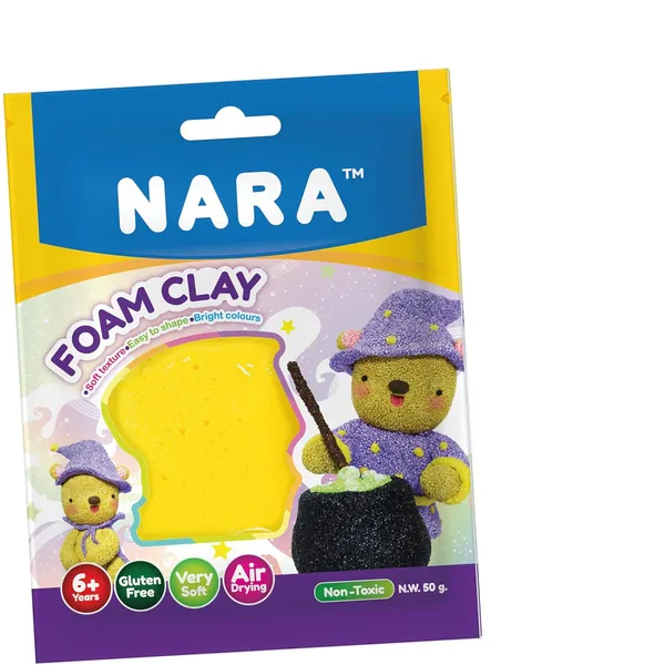 Nara_Blue_Foam_Air_Dry_Lightweight_Modelling_Clay_50_G_Pack_Of_2