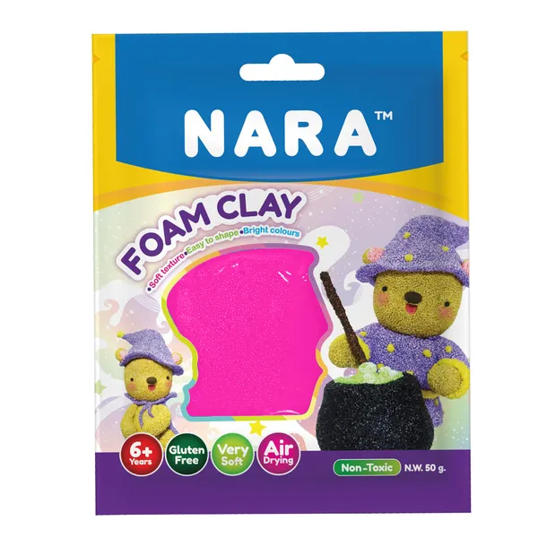 Nara_Blue_Foam_Air_Dry_Lightweight_Modelling_Clay_50_G_Pack_Of_2