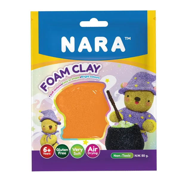 Nara_Blue_Foam_Air_Dry_Lightweight_Modelling_Clay_50_G_Pack_Of_2