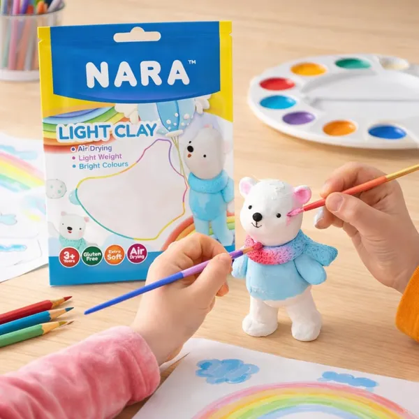 Nara_Air_Dry_Light_Clay_White_50_G_Pack_Of_3