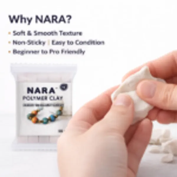 Nara_Oven_Cure_Polymer_Clay_White_55_G_Pack_Of_2