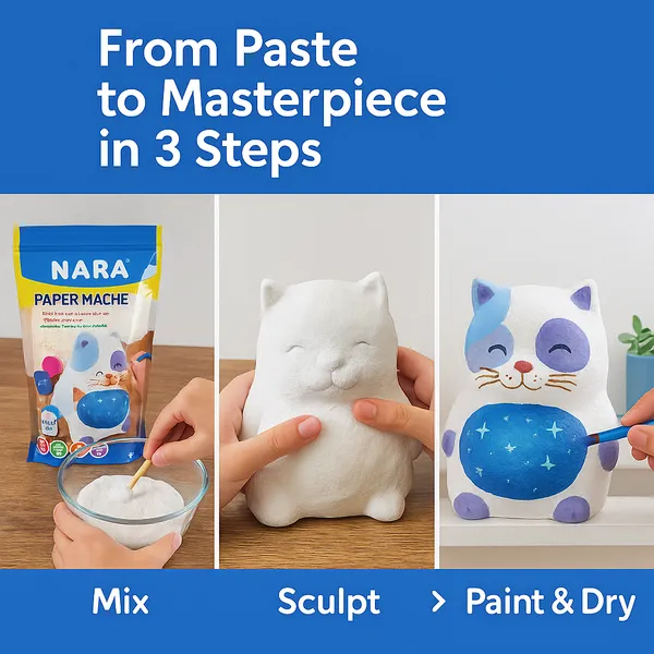Nara_Paper_Mache_Powder_Non_Toxic_Air_Dry_Paper_Pulp_100_G_Pack_Of_2