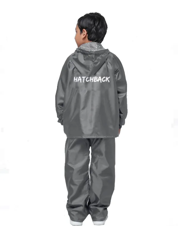 Grey_Pvc_Polyester_Kids_Raincoat_Set_For_Kids