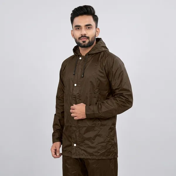 Brown_Waterproof_Polyester_Raincoat_Set_For_Women