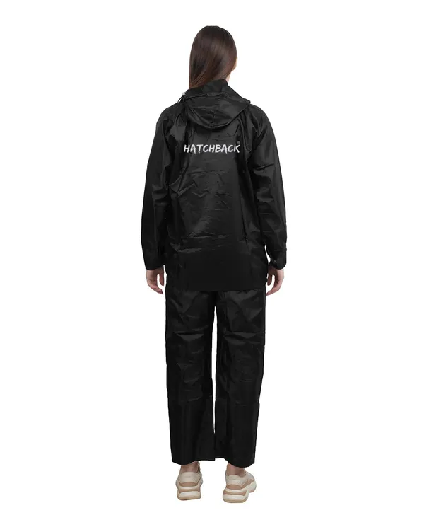 Black_Pvc-Coated_Polyester_Women'S_Rain_Suit_For_Women