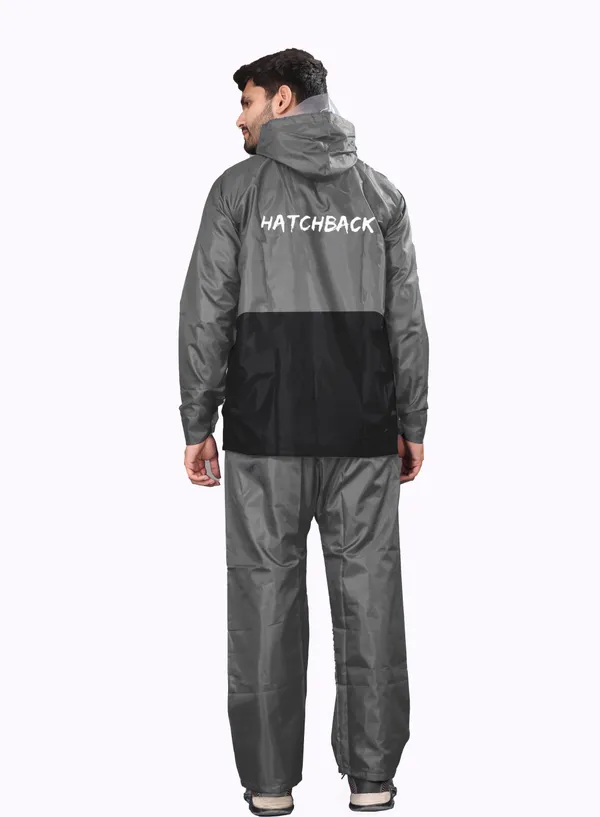 Grey_And_Black_Hd_Nylon_Polyester_Raincoat_Set_For_Men