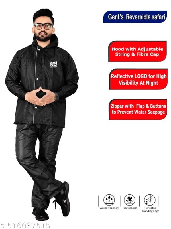 Men_Solid_Reversible_Double_Layered_High_Quality_Waterproof_Raincoat