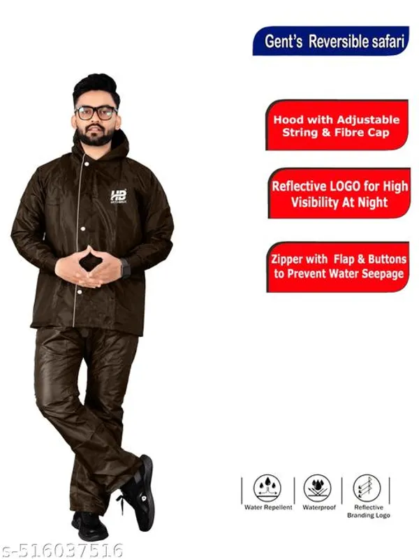 Men_Solid_Reversible_Double_Layered_High_Quality_Waterproof_Raincoat