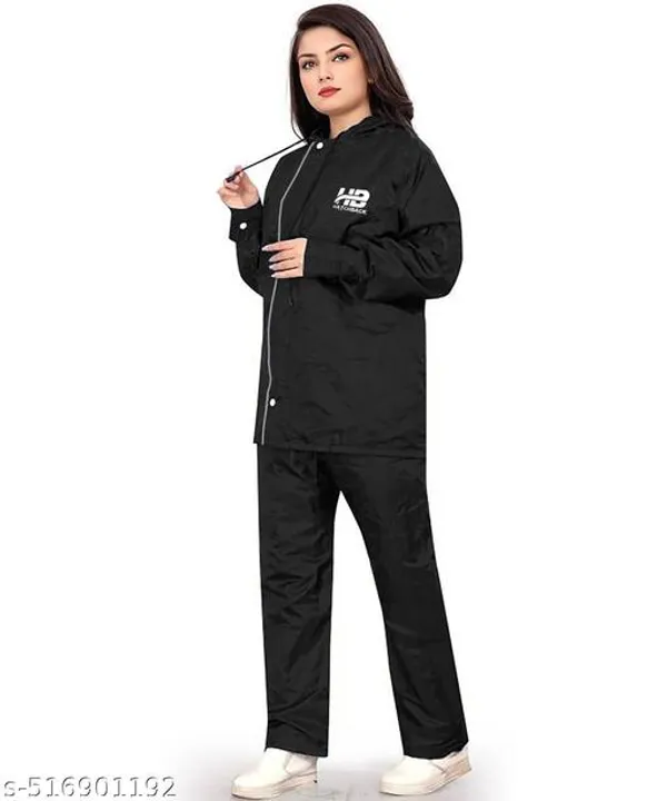 Women_Solid_Reversible_Double_Layered_High_Quality_Waterproof_Raincoat