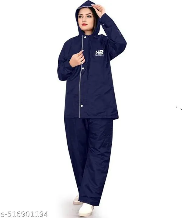 Women_Solid_Reversible_Double_Layered_High_Quality_Waterproof_Raincoat