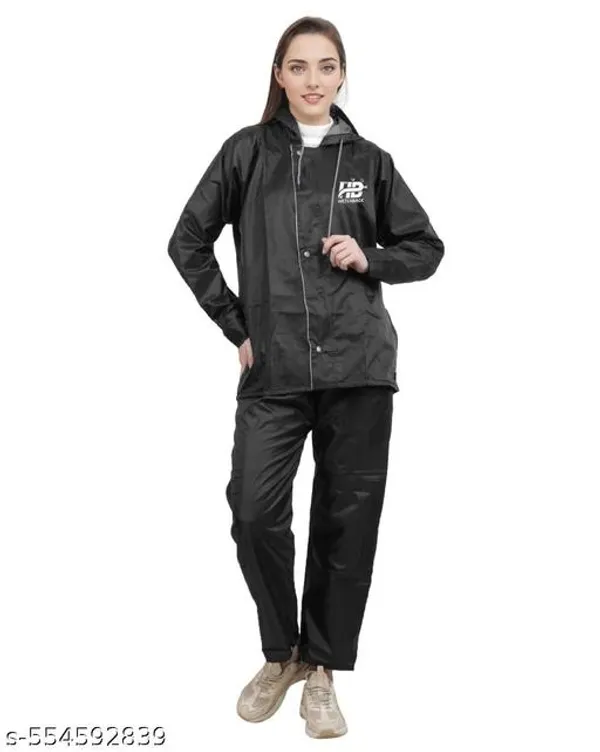Women_Solid_Reversible_Double_Layered_High_Quality_Waterproof_Raincoat