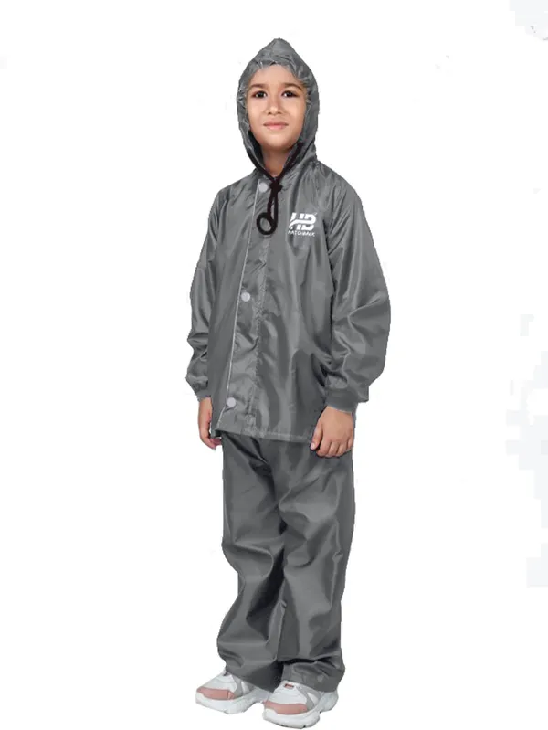 Grey_Pvc_Polyester_Kids_Raincoat_Set_For_Kids