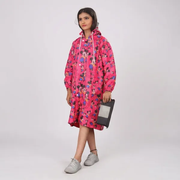 Pink_Eva_Waterproof_Rain_Poncho_For_Girls