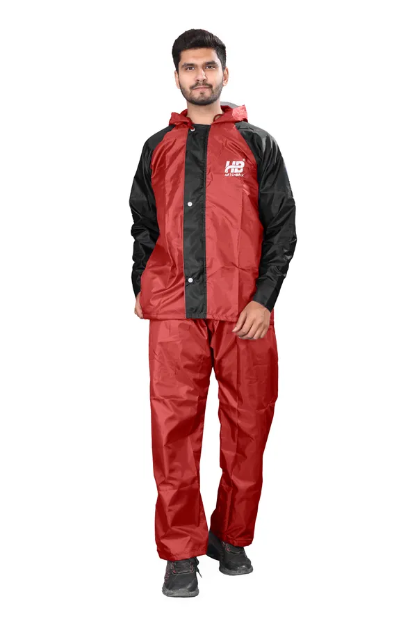 Red_And_Black_Hd_Pvc_Polyester_Reversible_Raincoat_For_Men