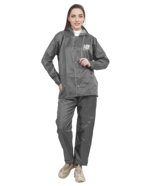 Grey_Nylon_Polyester_Women'S_Rain_Suit_For_Women