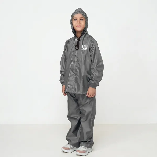 Grey_Pvc_Polyester_Kids_Raincoat_Set_For_Kids