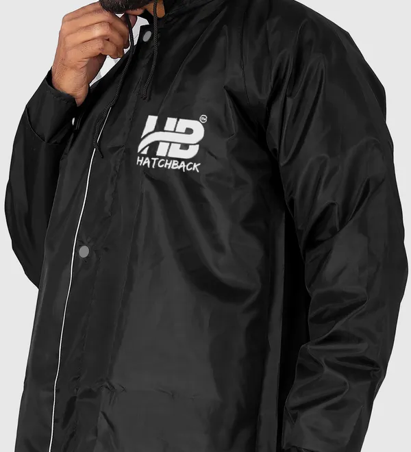 Black_Waterproof_Polyester_Rain_Suit_For_Men