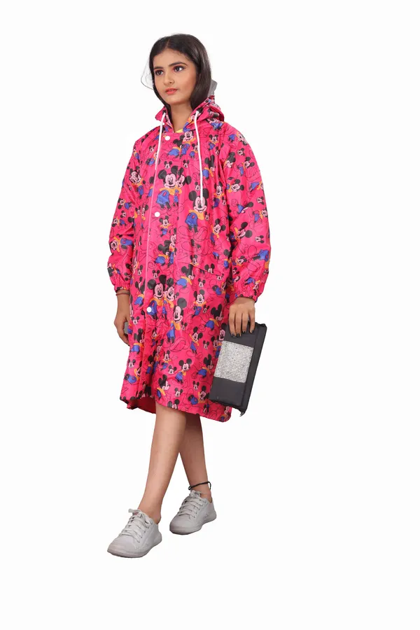 Pink_Eva_Waterproof_Rain_Poncho_For_Girls