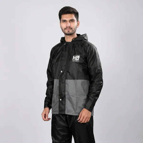 Black_And_Grey_Hd_Pvc_Two-Piece_Rain_Suit_For_Men