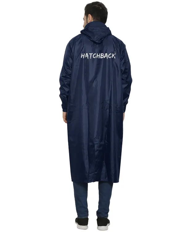Navy_Blue_Pvc-Coated_Polyester_Full-Length_Raincoat_For_Men