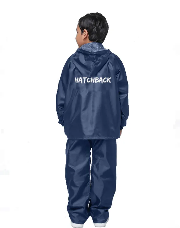 Navy_Blue_Waterproof_Nylon_Kids_Raincoat_Suit_For_Kids