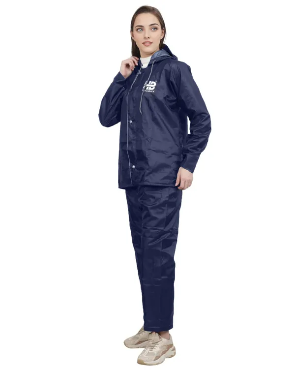 Navy_Blue_Waterproof_Polyester_Rain_Suit_For_Women