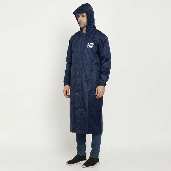 Navy_Blue_Pvc-Coated_Polyester_Full-Length_Raincoat_For_Men
