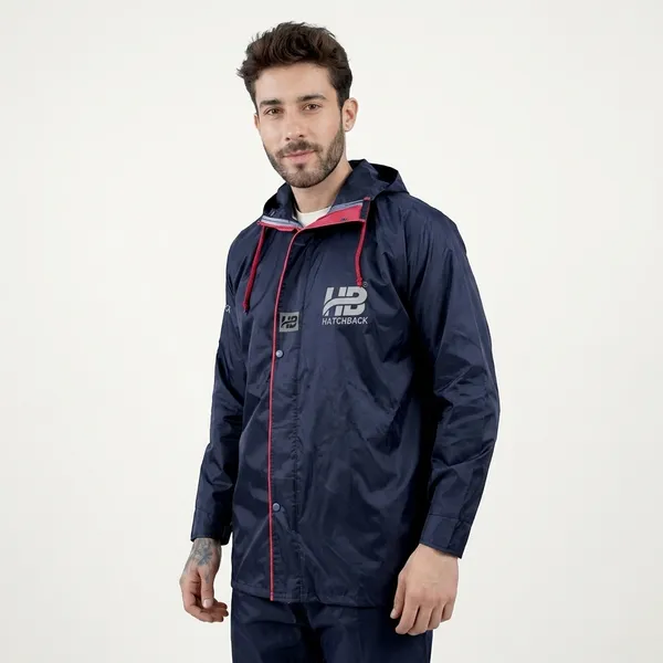 Navy_Blue_And_Red_Waterproof_Polyester_Rain_Jacket_For_Men