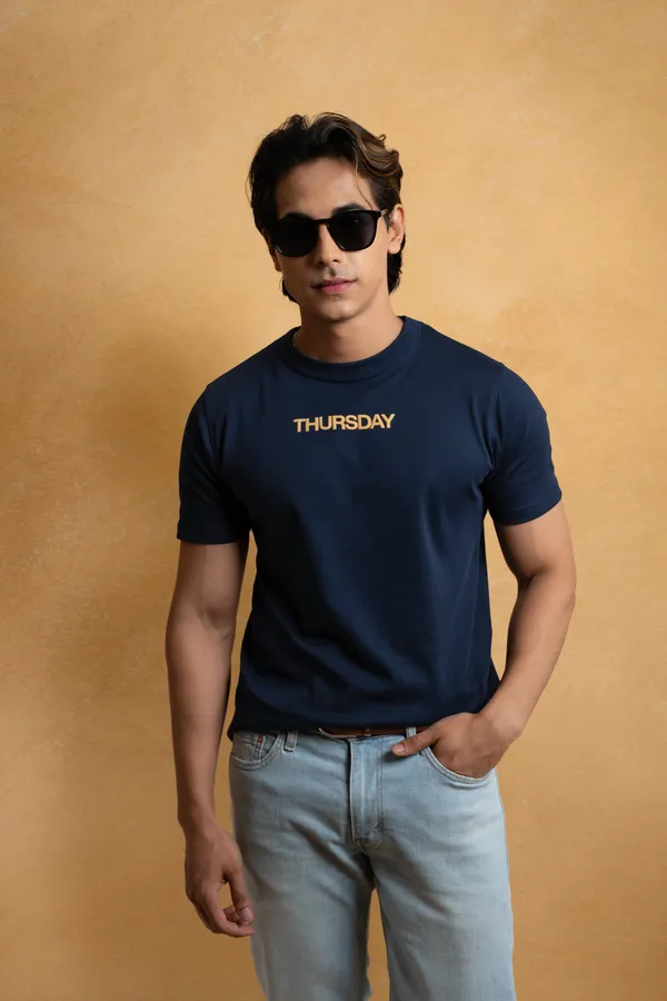 Custom_Slim_Fit_Signature_Roundneck_T_Shirt_Navy_Blue