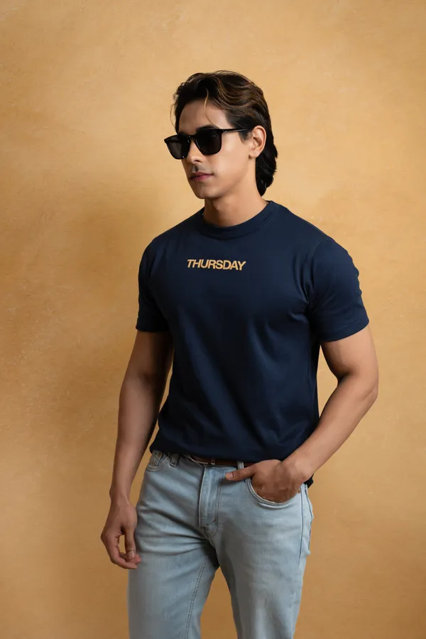 Custom_Slim_Fit_Signature_Roundneck_T_Shirt_Navy_Blue