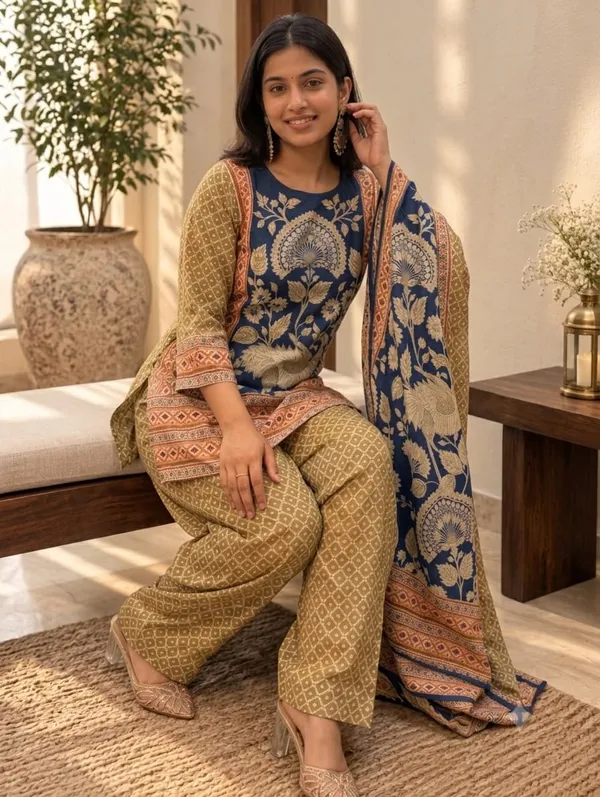 A_blue_pure_crepe_suit_sequin/stone_embroidery_with_Farsi_salwar_and_dupatta_