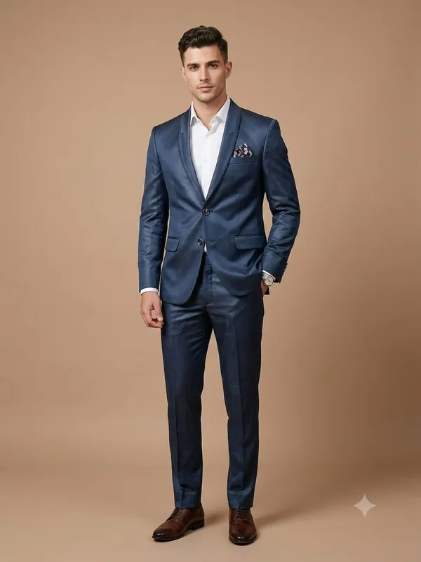A_rich,_deep_navy_blue_with_a_subtle_sheen_COAT_PANT_SET_
