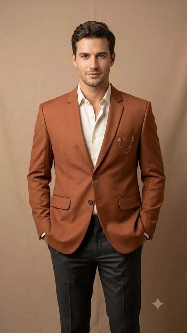 A_warm_rust-brown_/_terracotta_shade_with_rich,_earthy_undertones_BLAZER_