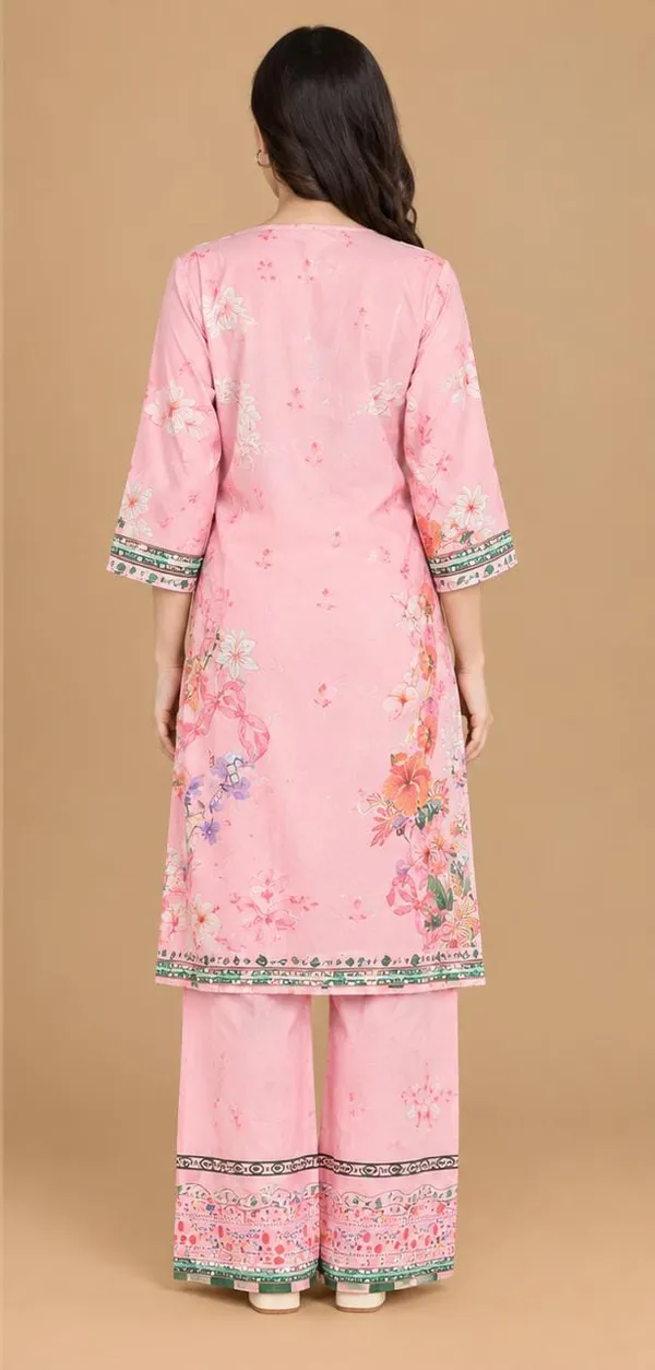 Beautiful_pastel_pink_two-piece_ethnic_set_featuring_an_attractive_floral_print_with_colourful_botanical_motifs_and_traditional_border_patterns.