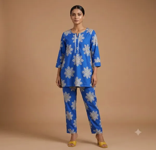 Beautiful_royal_blue_ethnic_co-ord_set