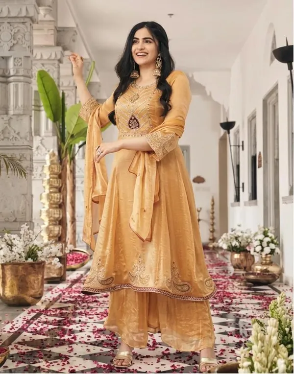CHHAAP_Embroidered_Zari_Ethnic_Motifs_Chiffon_Palazzo_Set_With_Dupatta_