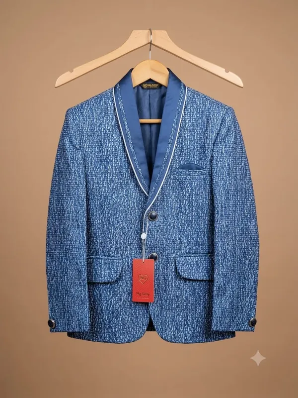 Curved_shawl_collar_made_of_smooth_navy_blue_satin_BLAZER.