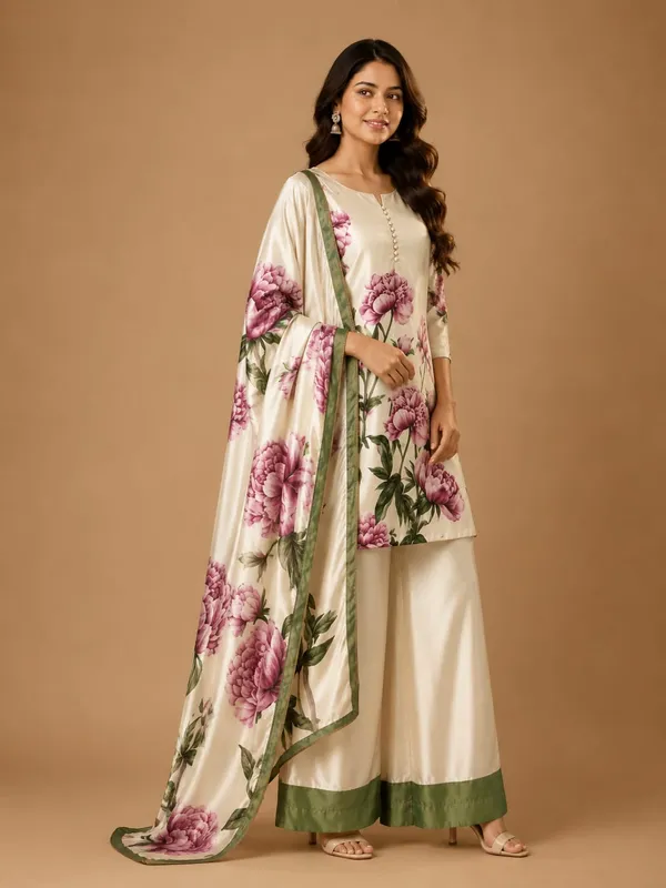 Floral_printed_Kurta_with_Palazzo_&_Dupatta_set_
