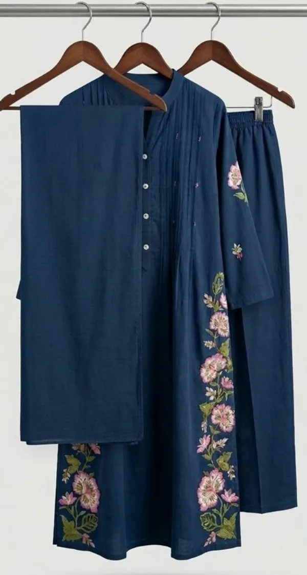 Navy_Blue_Floral_Embroidered_Ethnic_3-Piece_Suit_Set